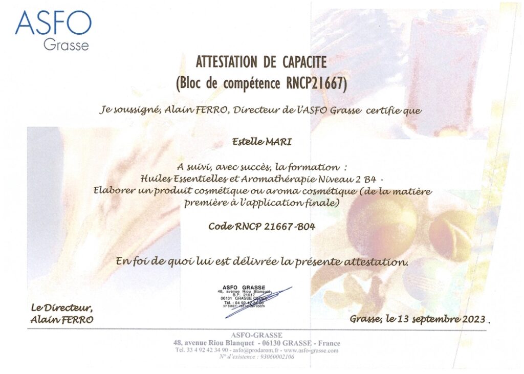 Huiles essentielles et aromathérapie